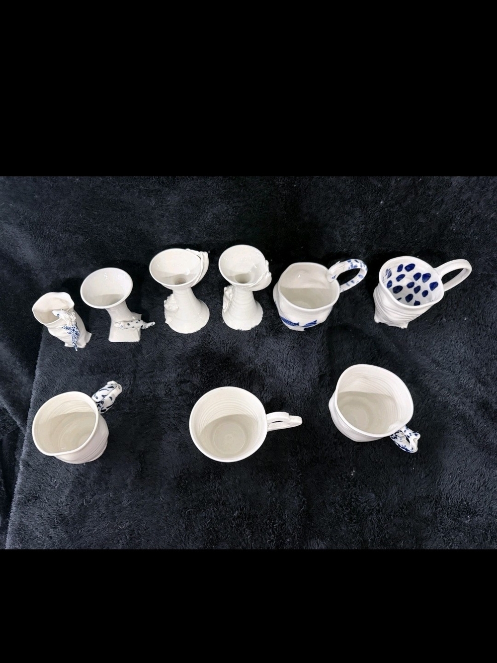 Coille McLaughlin Hooven Lot Of 9 Handthrown Pottery Pieces Signed